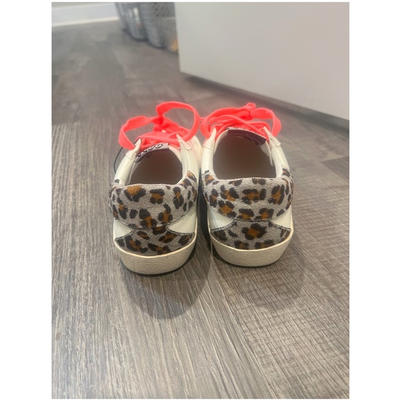 Golden Goose White Sneakers with Silver Star and Pink Laces Size 5 - Picture 4 of 6
